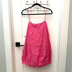 FREE PEOPLE PINK DRESS W/ ADJUSTABLE STRAPS